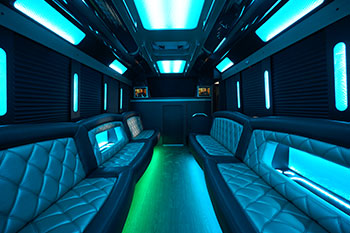 party bus interior